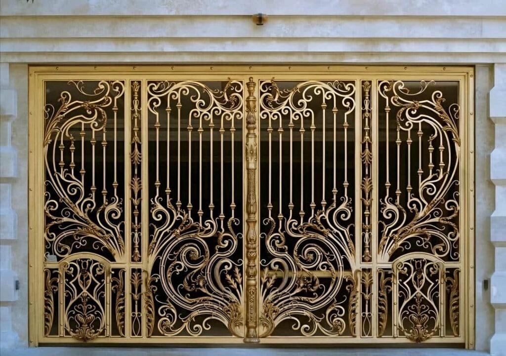 درب حیاط فرفورژه کرمان