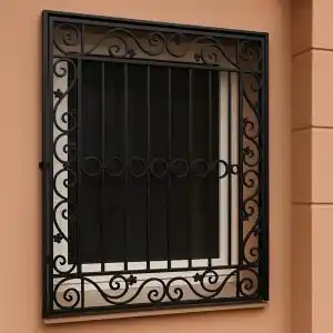 حفاظ پنجره مدل پیچک بهاری در کرمان