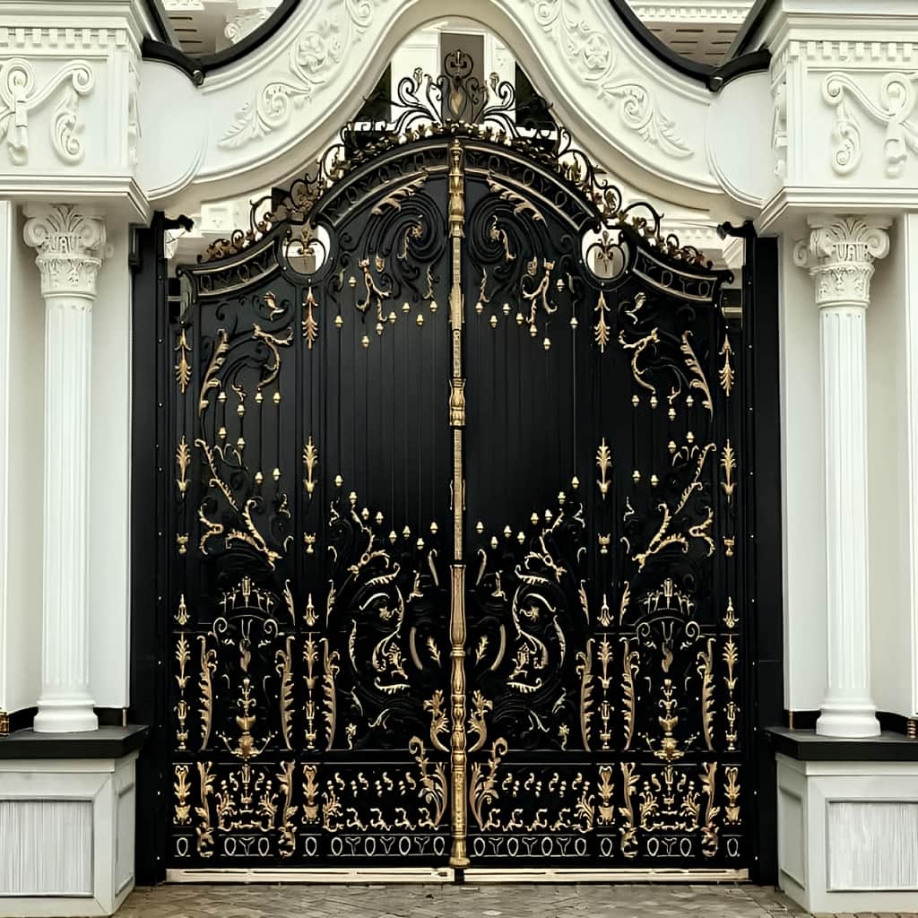 مدل درب فرفورژه لوکس گران قیمت در کرمان