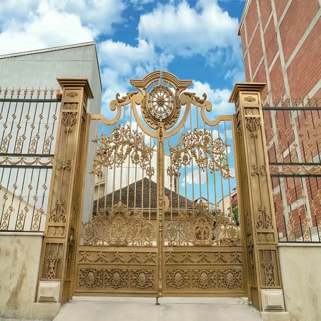 خرید درب حیاط آهنی متریال پروفیل در کرمان