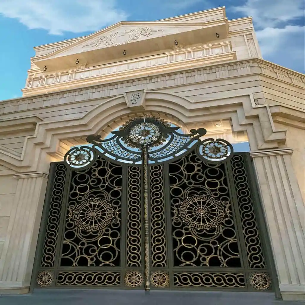 نصب درب فرفورژه فلزی زیرسازی شاسی در کرمان