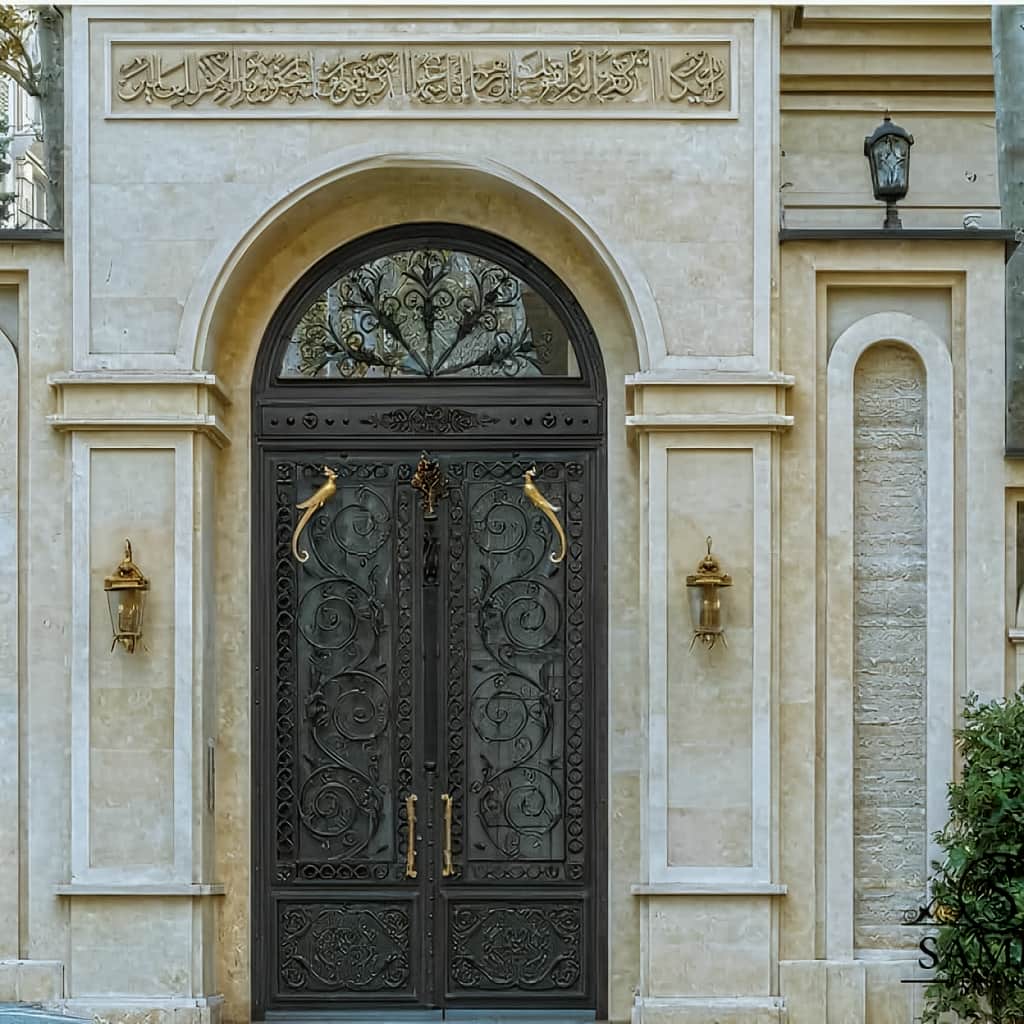 درب لوکس برلیان 1 خرید درب فلزی برلیان با متریال صنعتی در کرمان