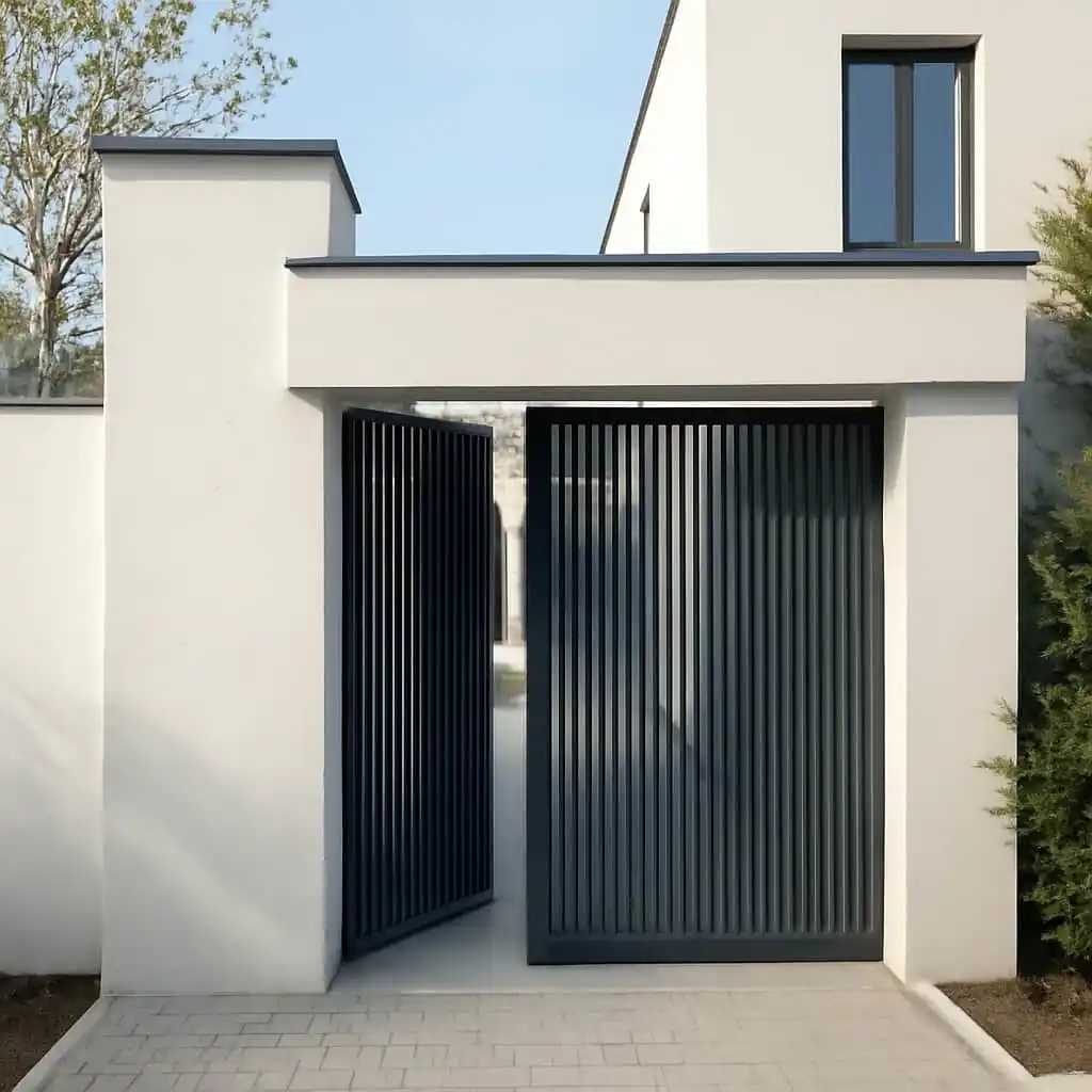 قیمت درب مدرن پلازا با رنگ کوره ای در کرمان