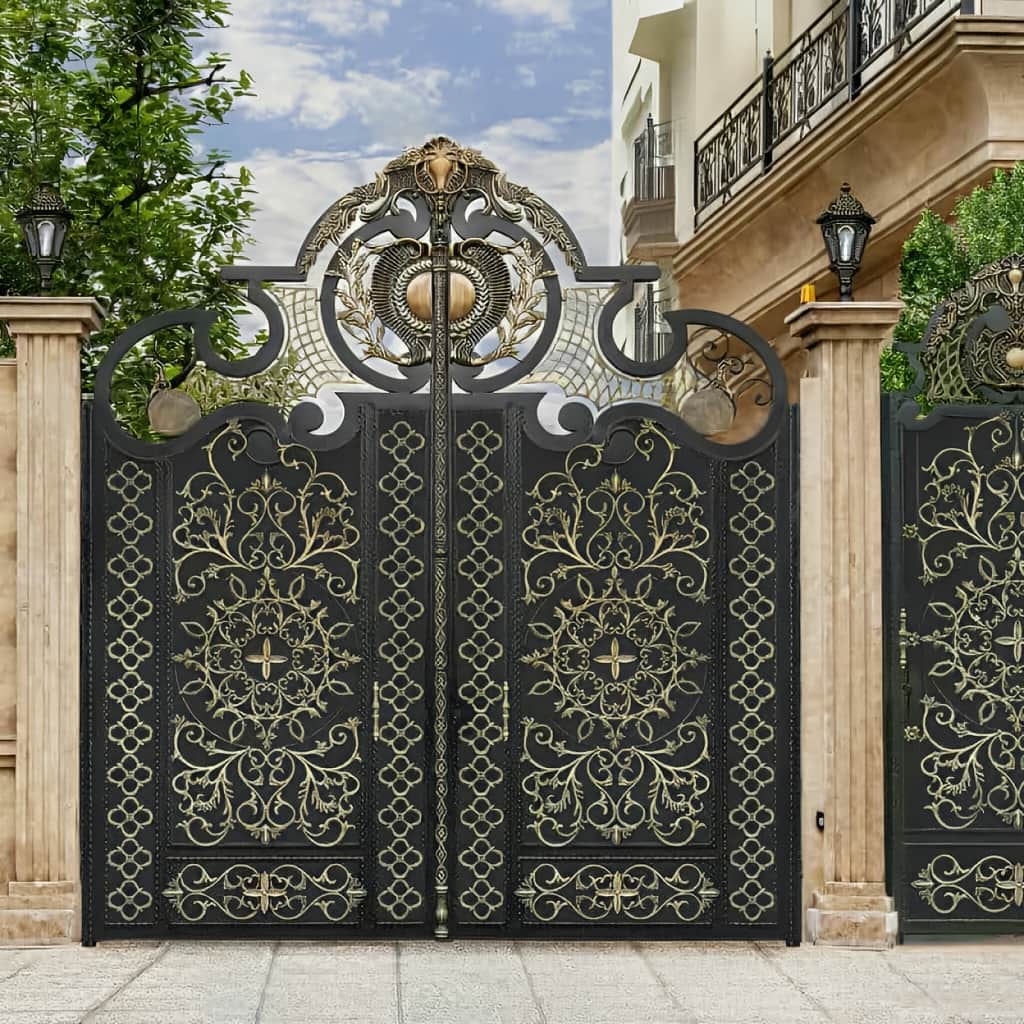 نصب درب فلزی میخک با جوش CO₂ صنعتی در کرمان