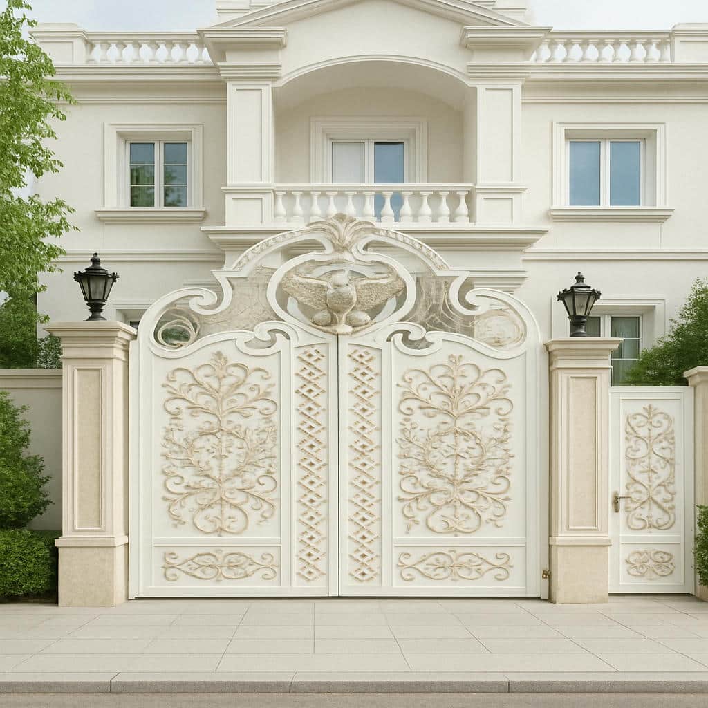 فروش درب فلزی میخک با رنگ پودری الکترواستاتیک در کرمان