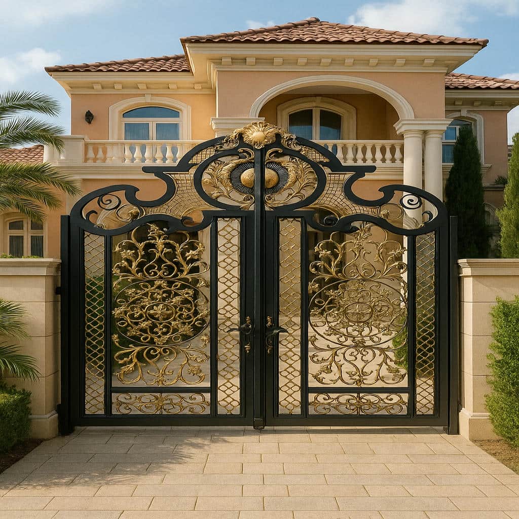 درب فلزی میخک در کرمان