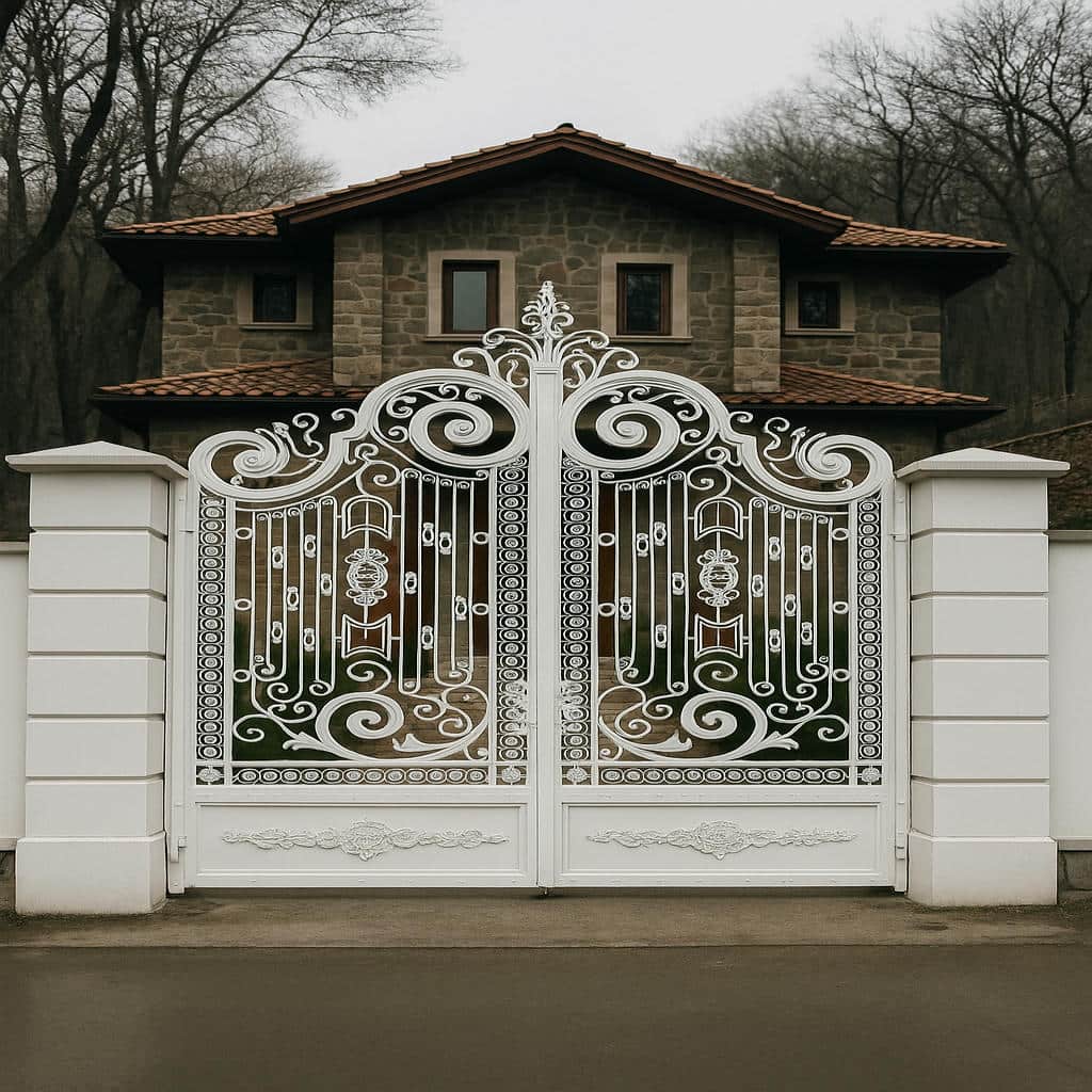 خرید درب فلزی نگین برای ویلاها و باغ&zwnj;ها در کرمان