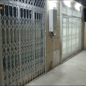 6 مدل درب آکاردئونی طرح دار لوزی در کرمان