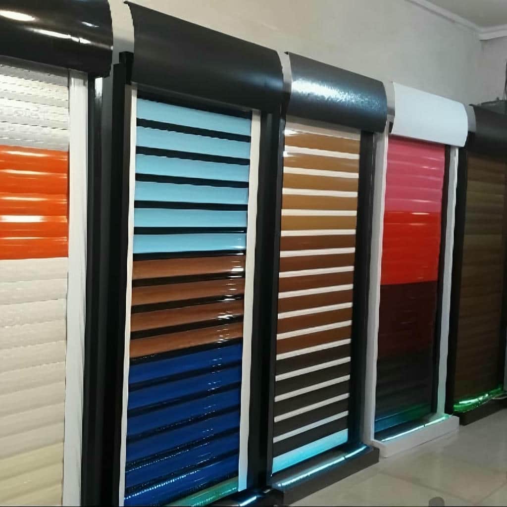 فروش ریل کرکره برقی آلومینیومی در کرمان با نوار مویی