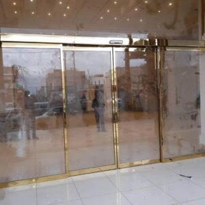 12 مدل درب اتوماتیک شیشه ای بانک کنترل ورود در کرمان