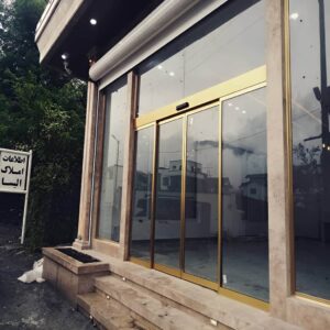 7 مدل درب اتوماتیک شیشه ای ورودی ساختمان اداری در کرمان