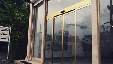 7 مدل درب اتوماتیک شیشه ای ورودی ساختمان اداری در کرمان