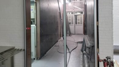12 مدل درب شیشه ای لمینت اتوماتیک لابی در کرمان