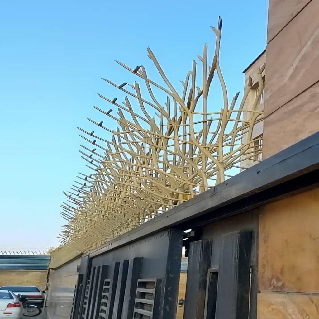 تولید حفاظ دیوار ضد سرقت میلگردی متناسب با سفارش در کرمان