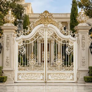 10 طرح درب حیاط طاق دار در کرمان