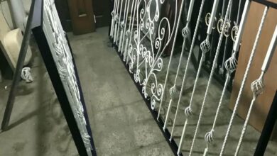 14 طرح نرده پنجره فلزی شاسی‌دار در کرمان