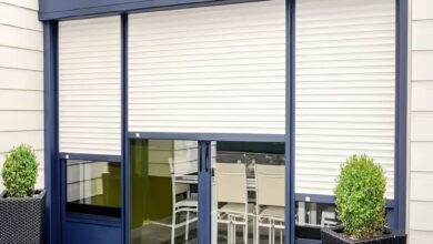 13 طرح کرکره برقی رنگی نمای فروشگاه در کرمان