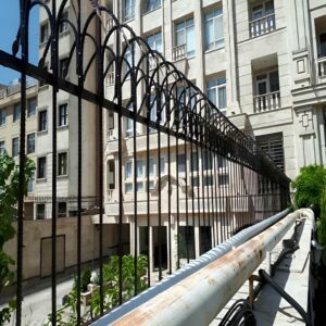 8 مدل حفاظ سرنیزه ای دیوار حیاط در کرمان