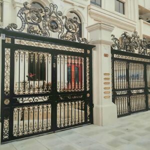 10 طرح درب پارکینگ کشویی محوطه در کرمان