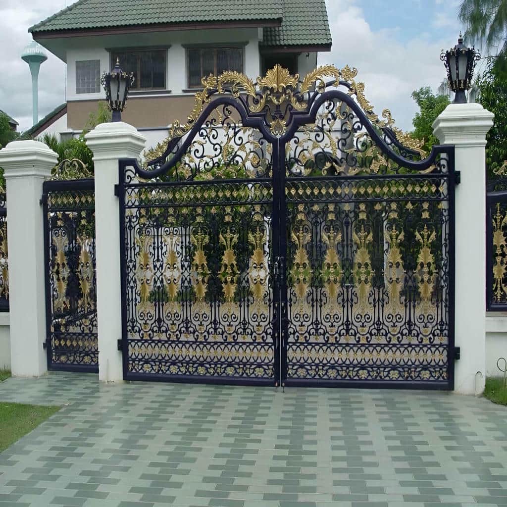 خدمات درب حیاط کشویی ریل زمینی با تضمین کیفیت در کرمان