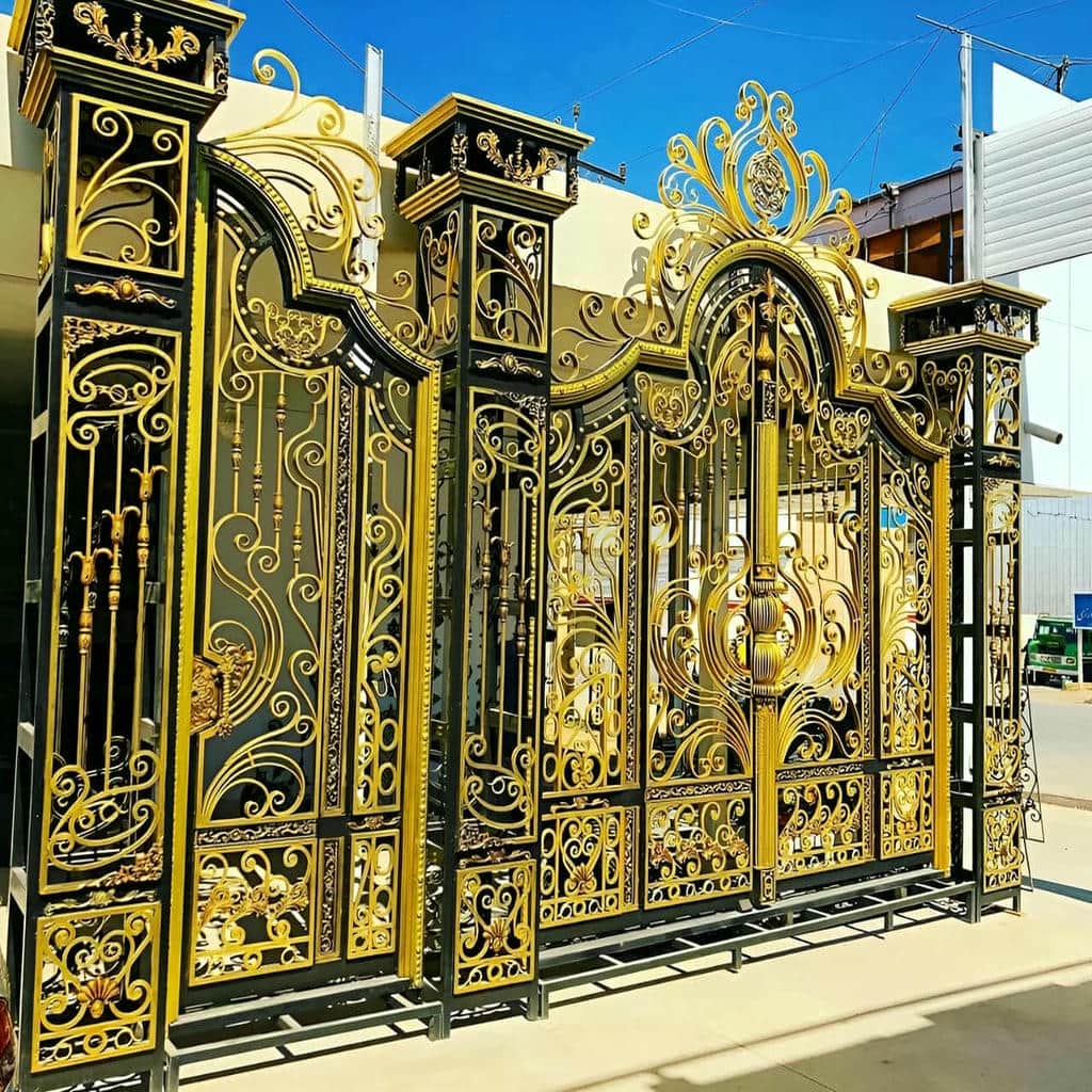 10 مدل درب باغ ویلایی قوسی در کرمان