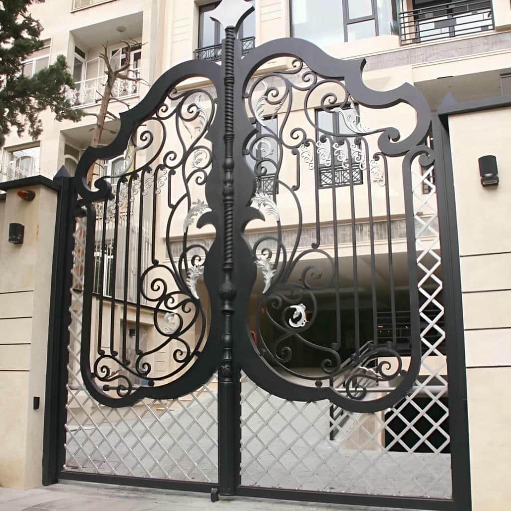 سفارش درب پارکینگ کشویی محوطه متناسب با ابعاد دهانه در کرمان