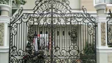 11 طرح درب ویلایی ورق پانچ در کرمان