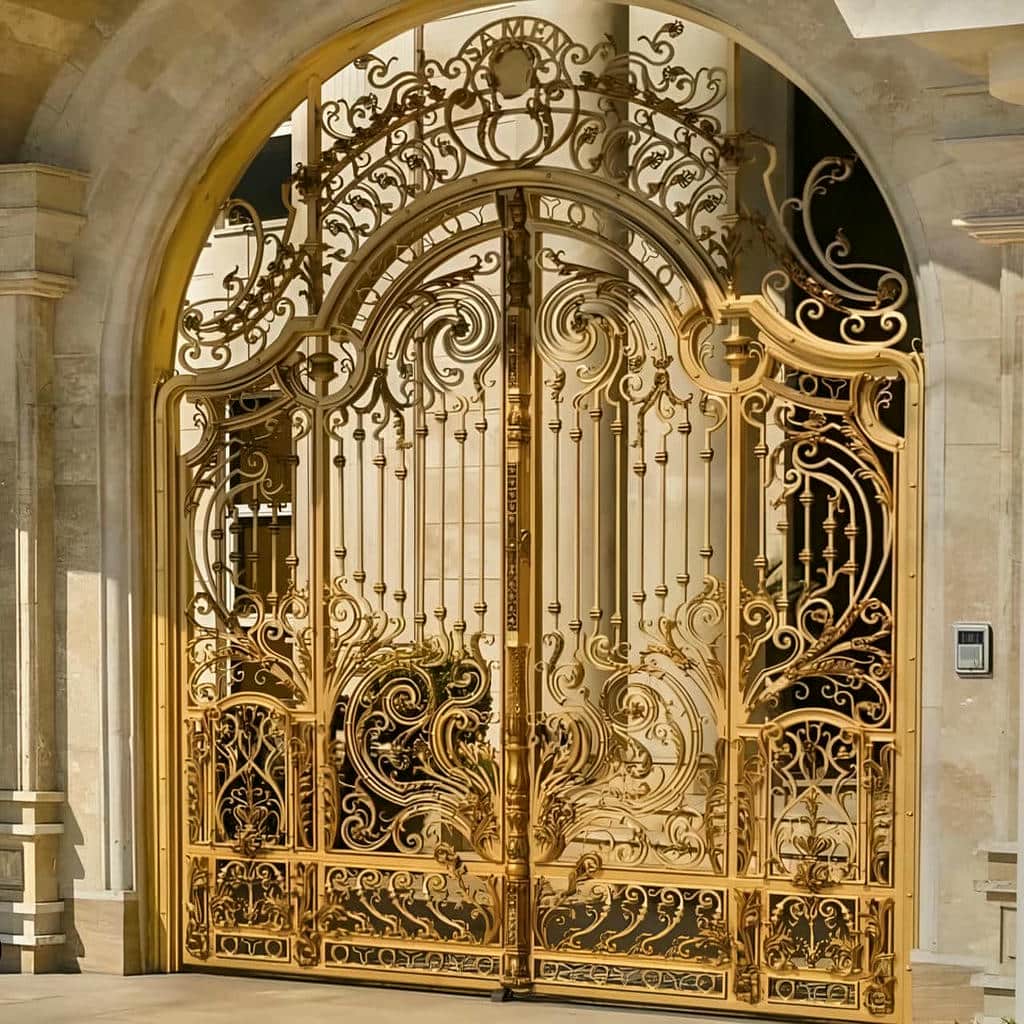 13 نمونه درب حیاط نمای آجری در کرمان