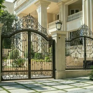 6 مدل درب ویلایی ترموود نما چوب در کرمان