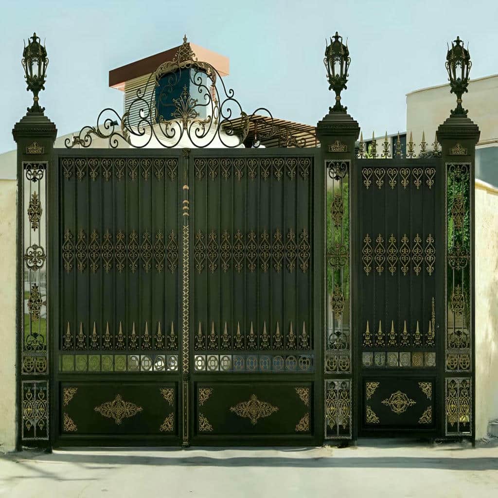 خرید درب ویلایی لولایی حیاط بزرگ با مشاوره در کرمان