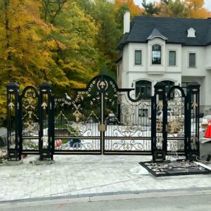 7 مدل درب پارکینگ ریلی ریل زمینی در کرمان
