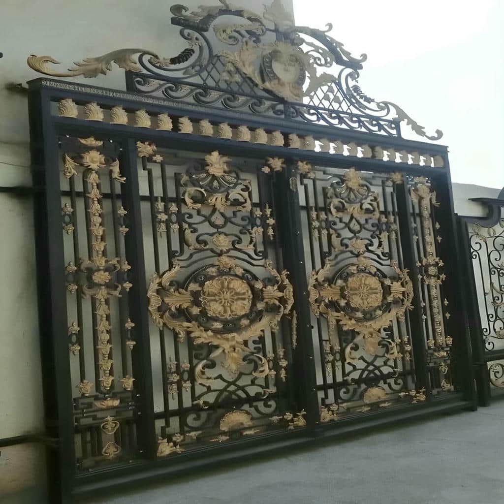 خرید درب ویلایی ریلی محوطه باغ با مشاوره در کرمان