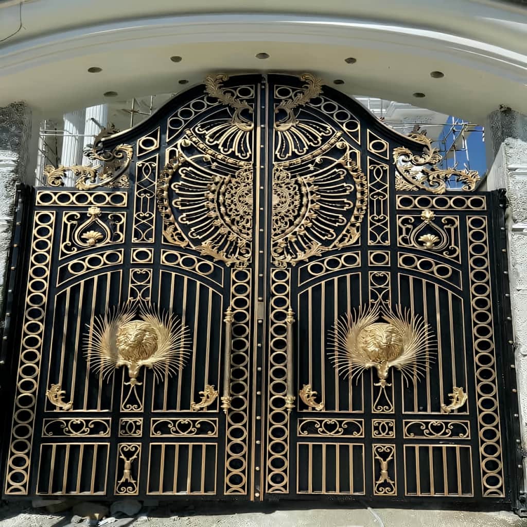 نصب درب پارکینگ ساختمان چند واحدی با کنترل شیب رمپ در کرمان