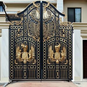 8 طرح درب پارکینگ عریض ماشین رو در کرمان