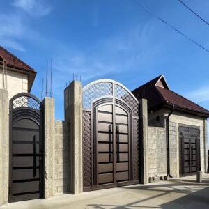 6 طرح درب ویلا مدرن نمای سنگی در کرمان