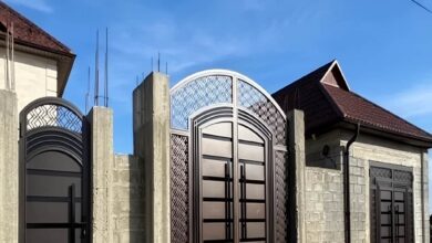 6 طرح درب ویلا مدرن نمای سنگی در کرمان