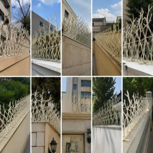 7 نمونه حفاظ دیوار رنگ کوره ای در کرمان