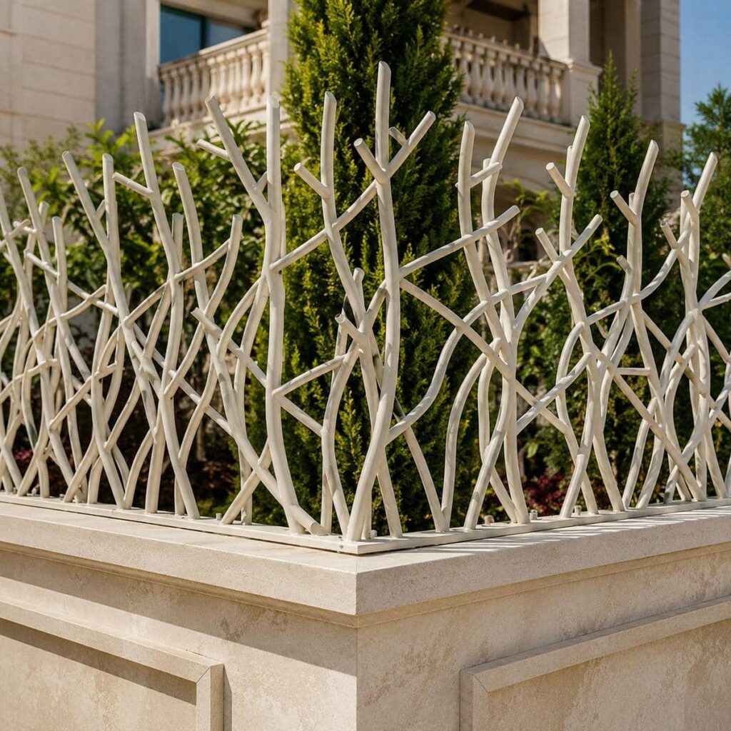 خرید حفاظ دیوار سیم خاردار ترکیبی با مشاوره انتخاب طرح در کرمان