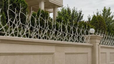 12 طرح حفاظ دیوار شیک روی سنگ تراورتن در کرمان