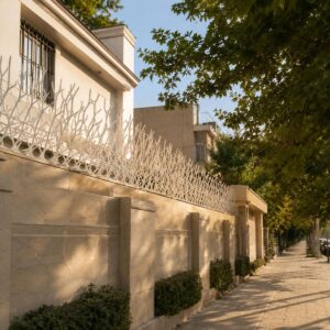 9 مدل حفاظ روی دیوار باغ محوطه در کرمان