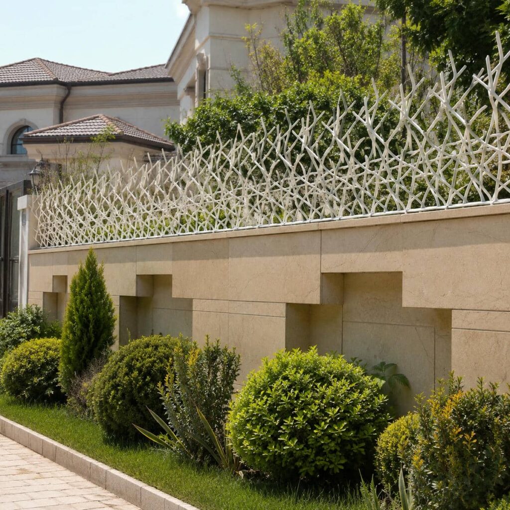 خرید حفاظ دیوار کوتاه حیاط با مشاوره انتخاب طرح در کرمان
