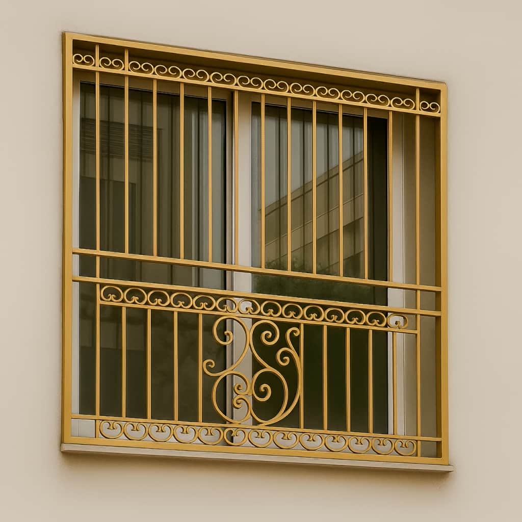 گارد پنجره فلزی مشکی