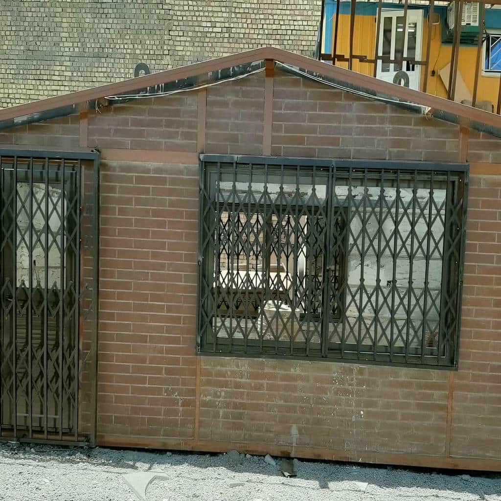 حفاظ درب ضد سرقت کرمان با پوشش مقاوم آکاردئونی