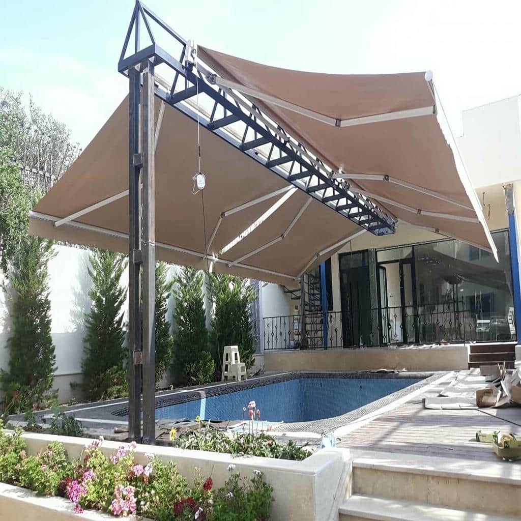 سایبان تاشو با طراحی مدرن سایبان تاشو با طراحی مدرن