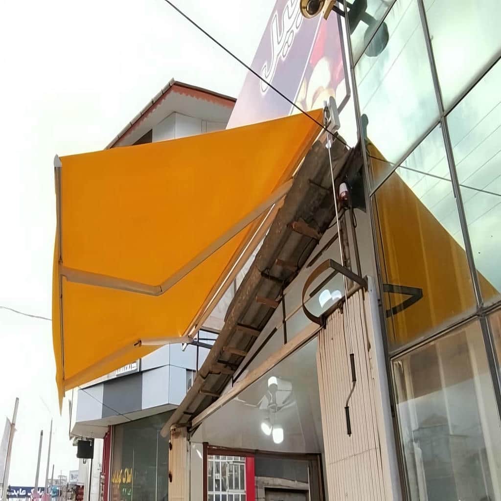 سایبان بازویی کرمان موتور اتوماتیک