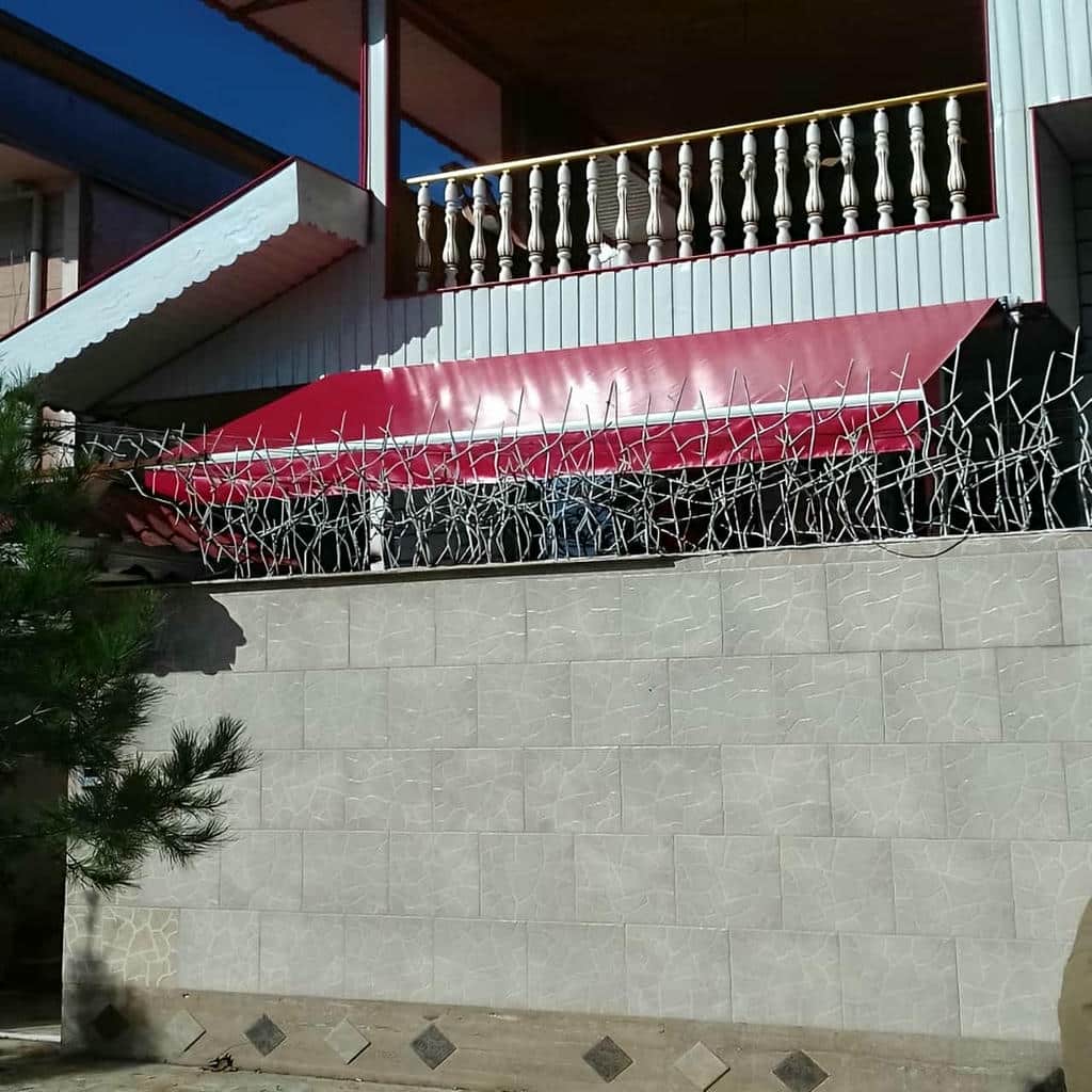 سایه بان برقی تراس مسکونی کرمان