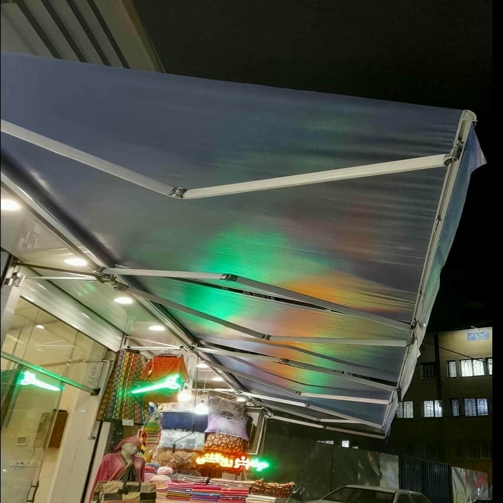 سایبان برقی کرمان مدل بازویی مدرن