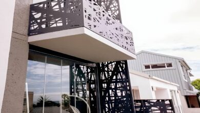 نرده دوبلکس کرمان با طراحی فلزی مدرن