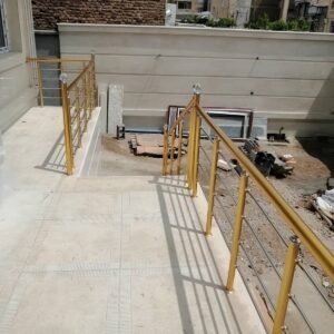هندریل راه پله نصب شده در کرمان