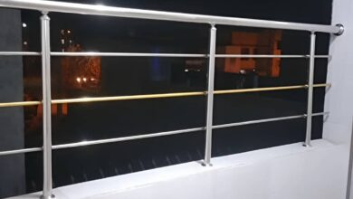 هندریل راه پله سفارشی بازسازی در کرمان